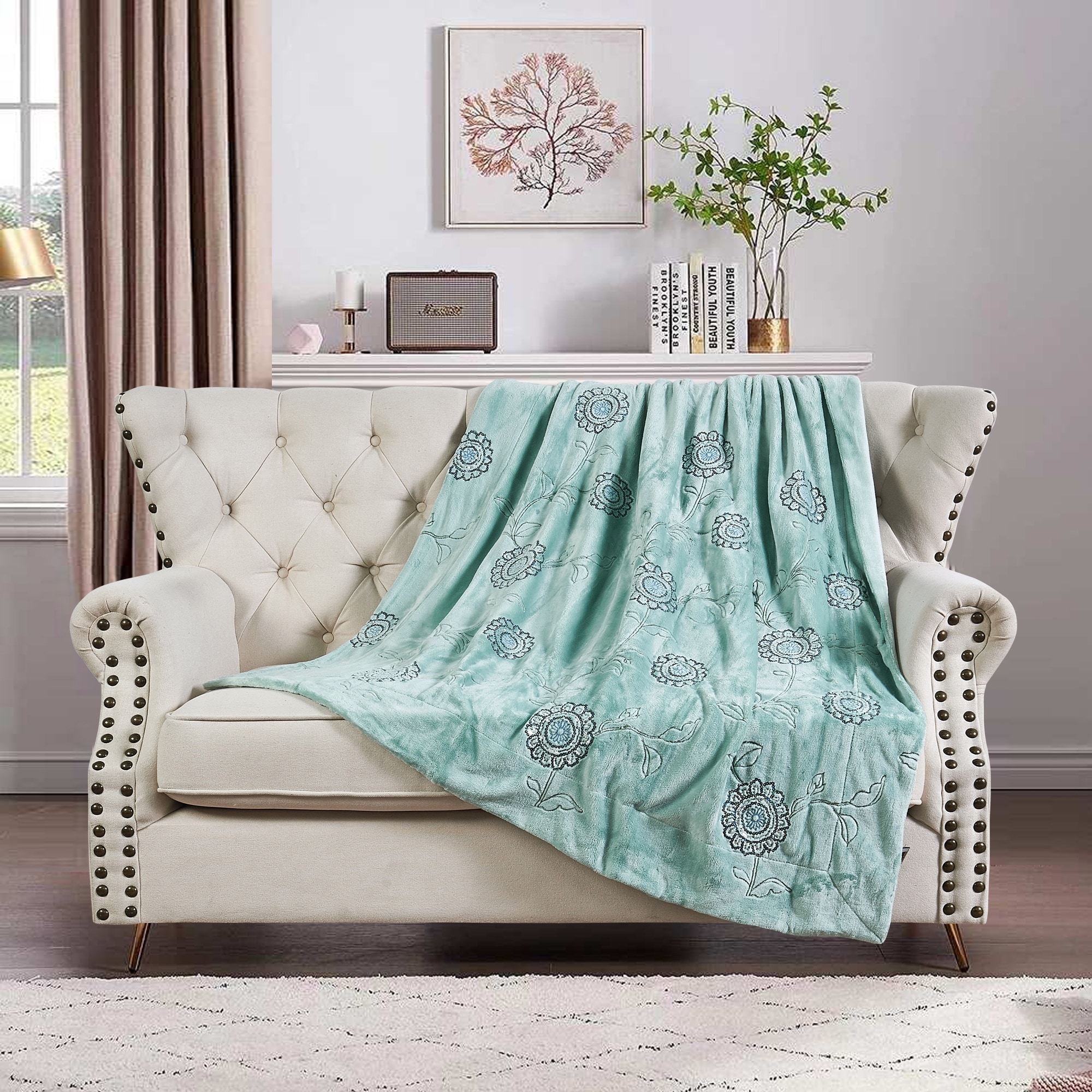 Sequin throw blanket online
