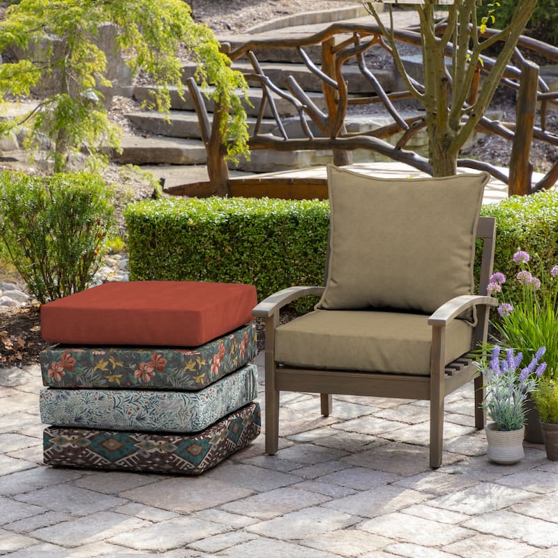 ARDEN tan hamilton Outdoor Deep Seat Cushion Set - 24 W x 24 D in.