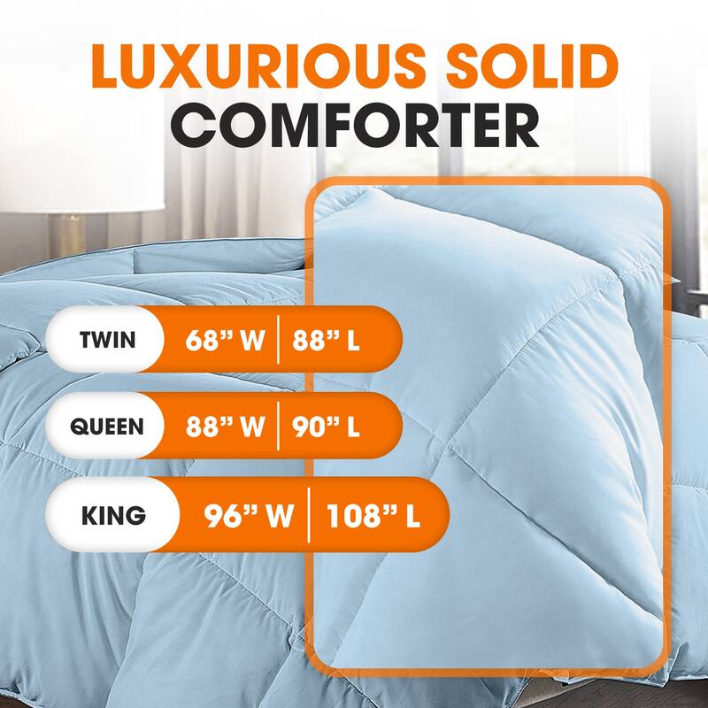 Cheer Collection All Season Down Alternative Hypoallergenic Comforter