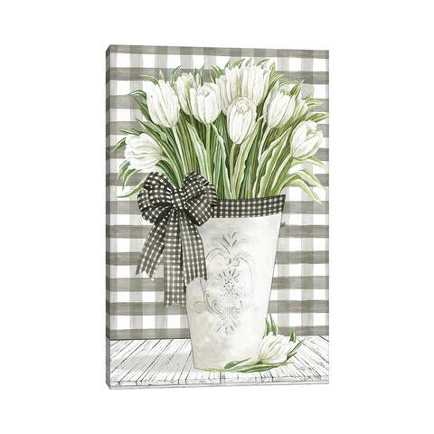 iCanvas "Farmhouse Tulips" by Cindy Jacobs Canvas Print