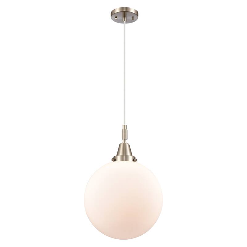 Innovations Lighting 447-1P-G201-12 Beacon 12" Wide Pendant with Matte