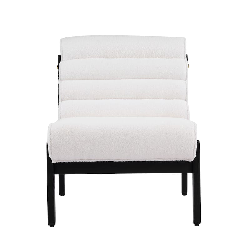 Scott Living - Modern Upholstered Accent Chair with Plush Layered Cushion & Solid Wood Frame - 25.75"W