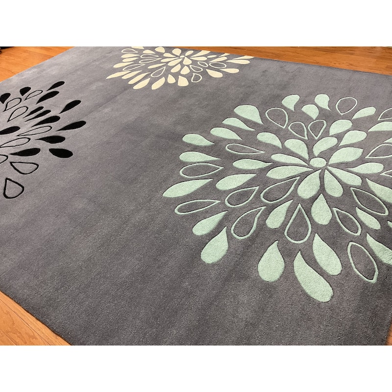 HERAT ORIENTAL Handmade Indo Tibetan Wool Rug - 9' x 12'