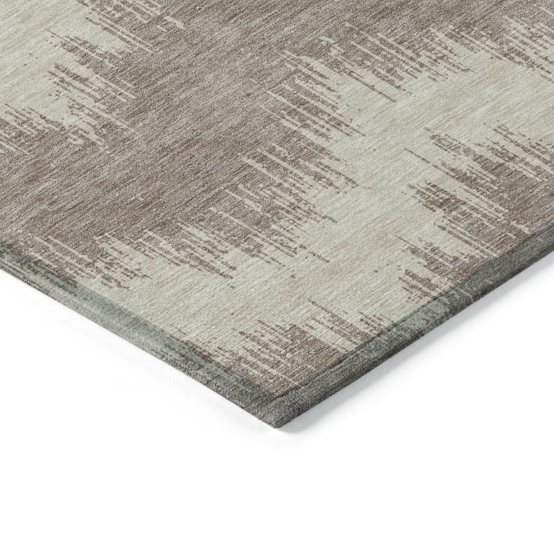 Machine Washable Indoor/ Outdoor Chantille Chevron Modern Rug