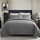 3 Piece Quilts Coverlet Comforter Reversible Soft King Gray - Bed Bath ...
