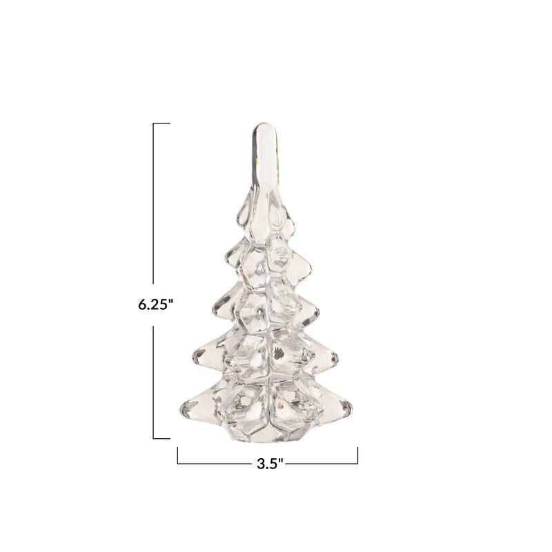 Glass Christmas Tree Décor
