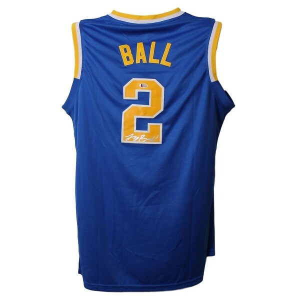 lonzo ball autographed jersey
