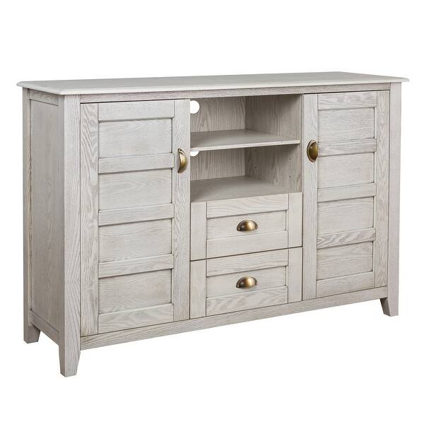 Shop Delacora We Bdh52crc Katy 52 Wide Wood Media Cabinet White
