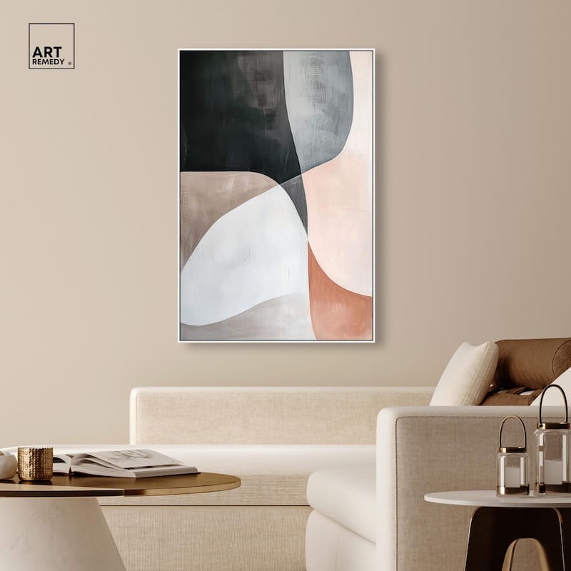 Curved Contour Canvas by Art Remedy