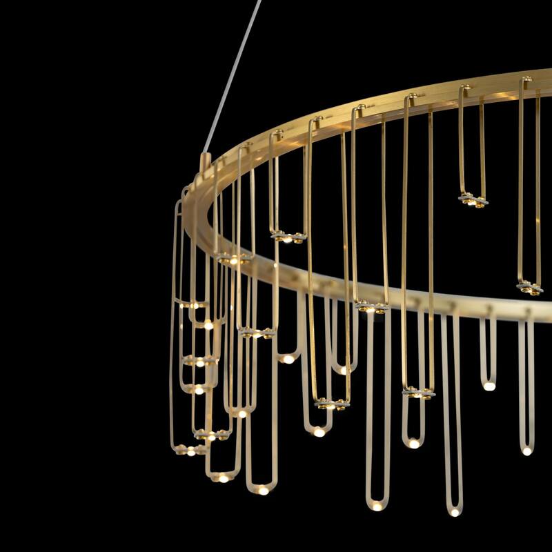 Golden Lighting 5461-26 Lucerna 26" Wide Ring Chandelier
