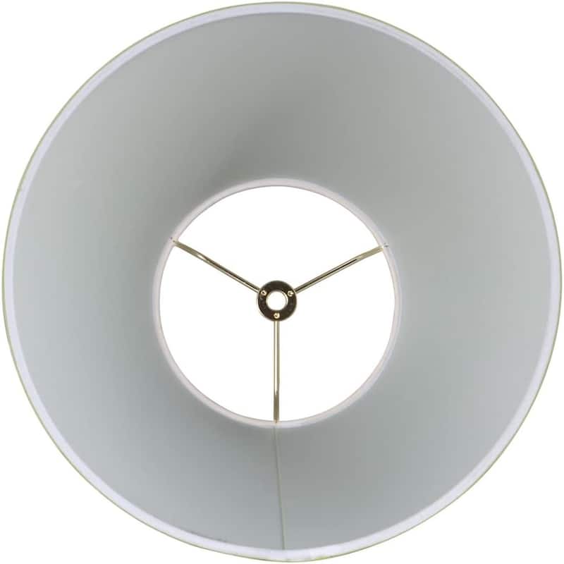 Aspen Creative Handsewn Scallop Dome Spider Fringe Lamp Shade/Off-White ...