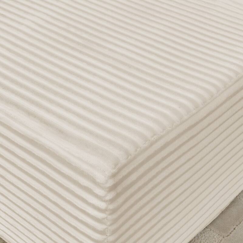 Two-seater lazy sofa lounge chair,Compressed sofa no assembly required, made of velvet fabric, fluffy modern lounge chair