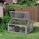 preview thumbnail 25 of 35, MCombo Double Box Wooden Greenhouse Cold Frame Raised Plants Bed Protection