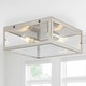 preview thumbnail 43 of 73, Alma 12" Metal/Glass LED Flush Mount, by JONATHAN Y