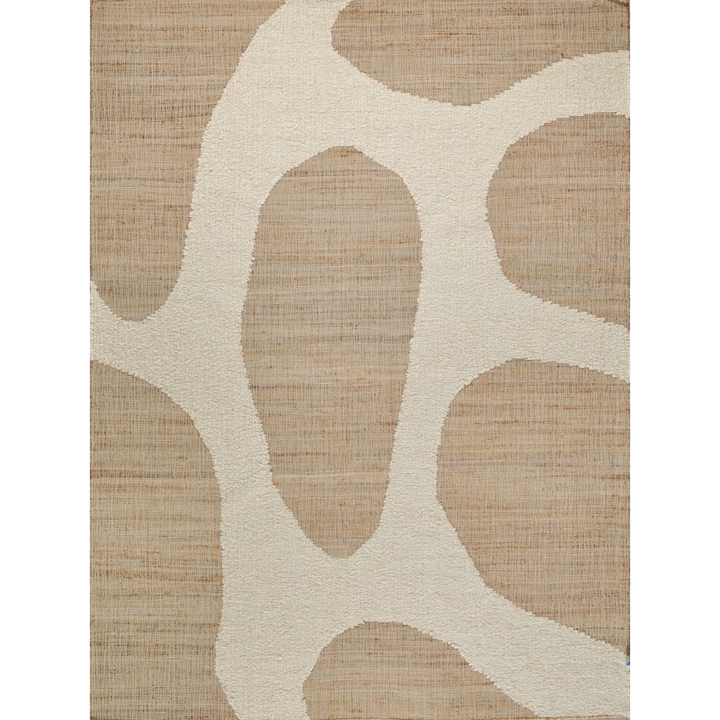Pompano flatweave Wool/Jute Ivory/Beige Area Rug