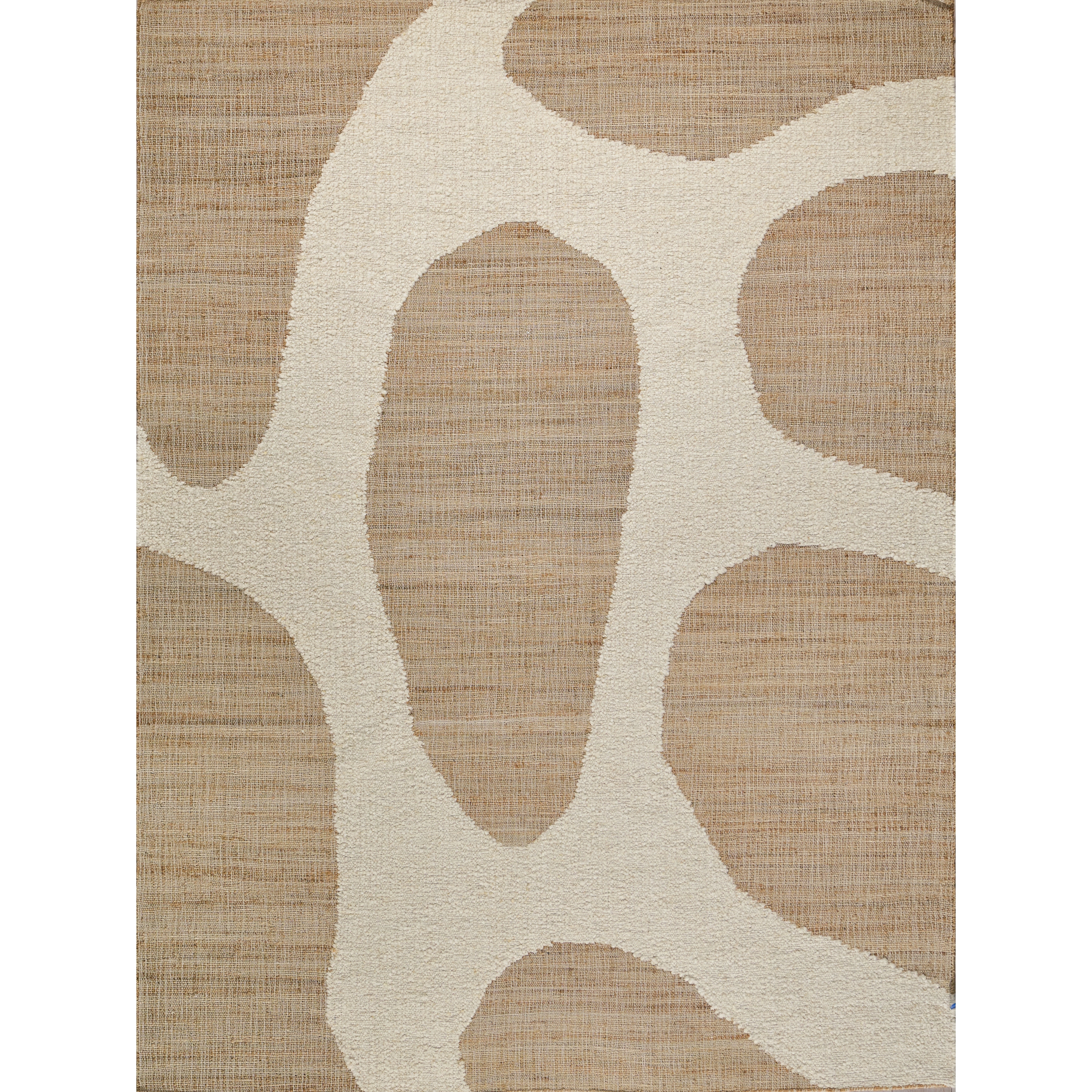 Pompano flatweave Wool/Jute Ivory/Beige Area Rug