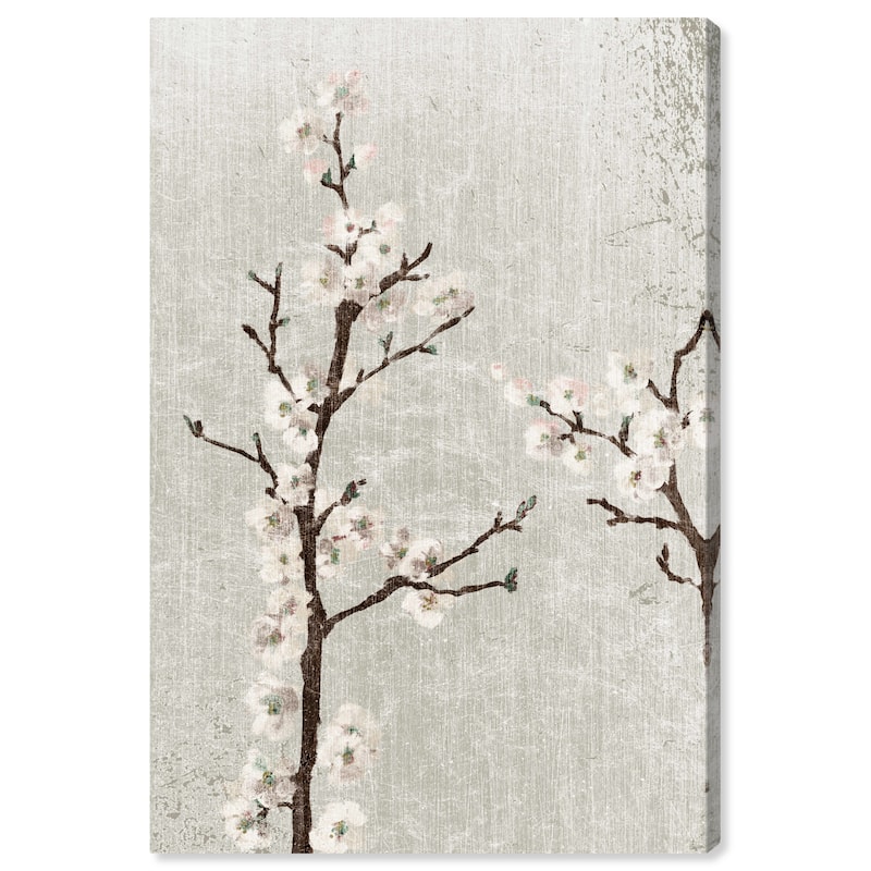 Wynwood Studio Canvas Floral and Botanical Like Cotton White and Global Wall Art Canvas Print