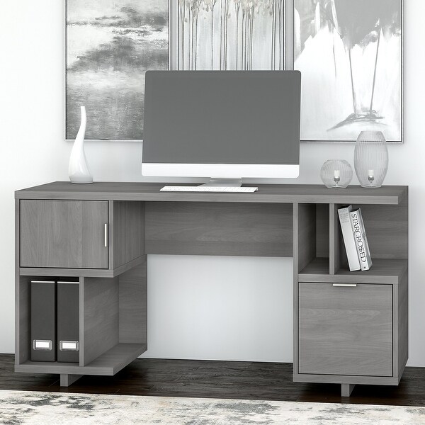 Madison Avenue Computer Desk with Storage from kathy ireland® Home On Sale Overstock 31170717