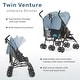 preview thumbnail 9 of 18, Dream On Me Twin Venture Umbrella Stroller