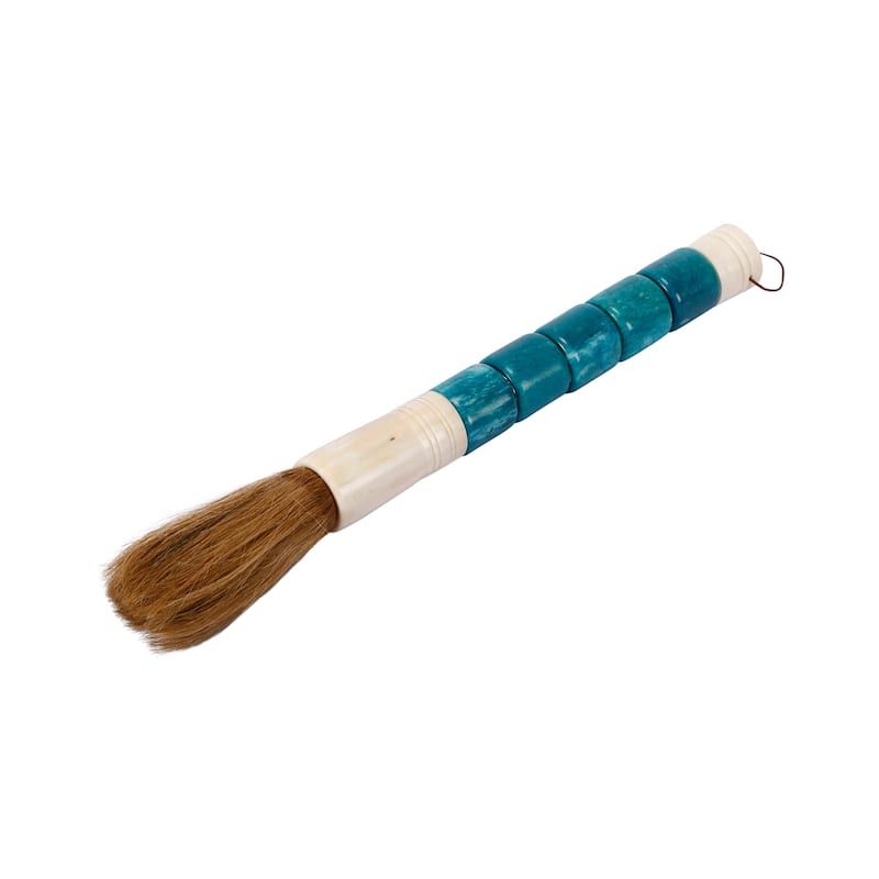 Artissance 15" Small Jewelry Blue Jade Calligraphy Small - Blue