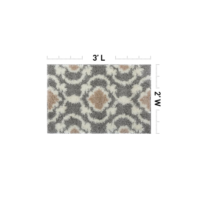 Porch & Den Touro Trellis Shag Area Rug
