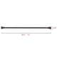 preview thumbnail 43 of 43, Utopia Alley Adjustable 72-Inch Shower Curtain Tension Rod - Rust-Proof Aluminum with Rubber End Cap, No Drill Installation