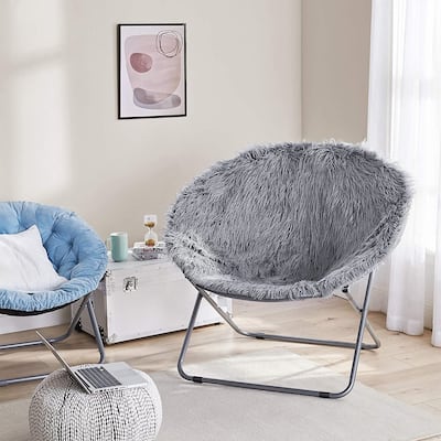 Giant Moon Chair - Mega Furry Plush by DormCo