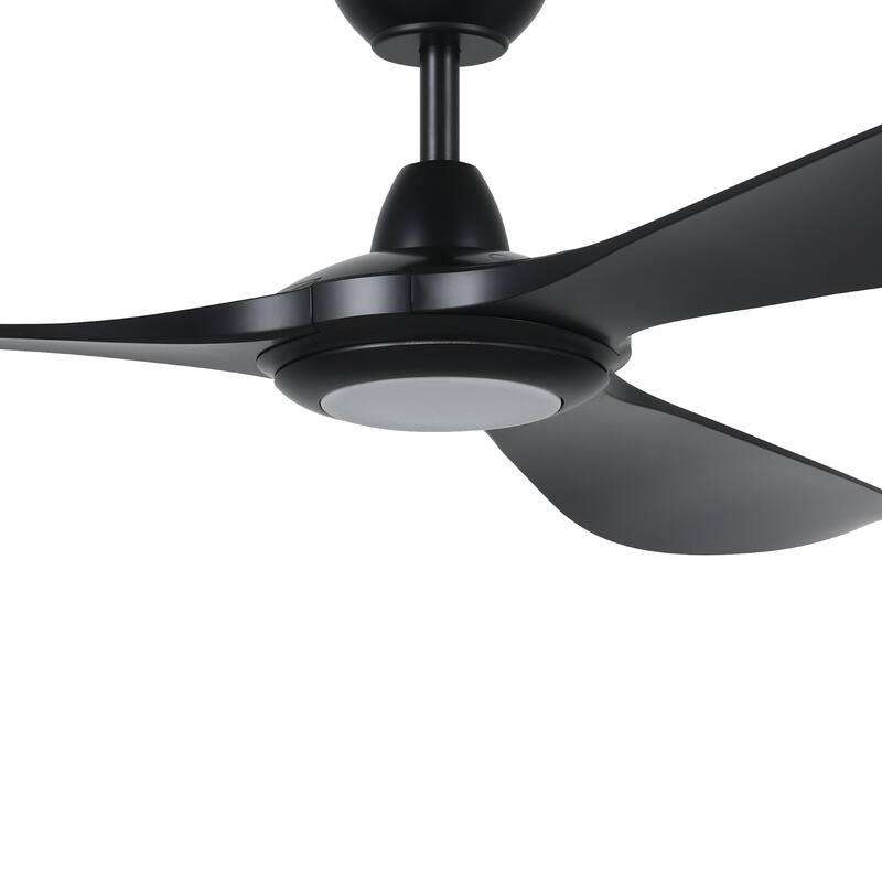 EGLO Mission Bay 3-Blade Wet with Dimmable LED Light Kit & Remote