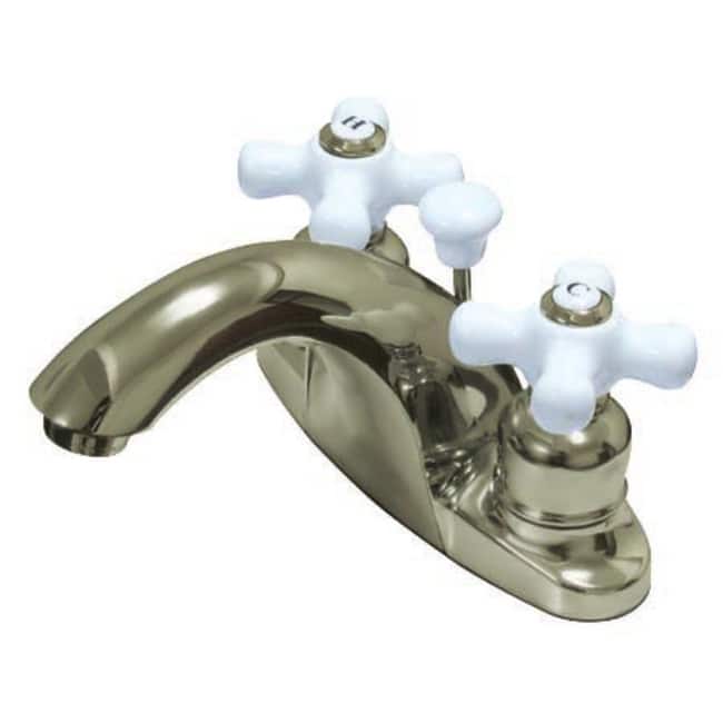 Kingston Brass English Country Centerset Bathroom Faucet with Pop-Up