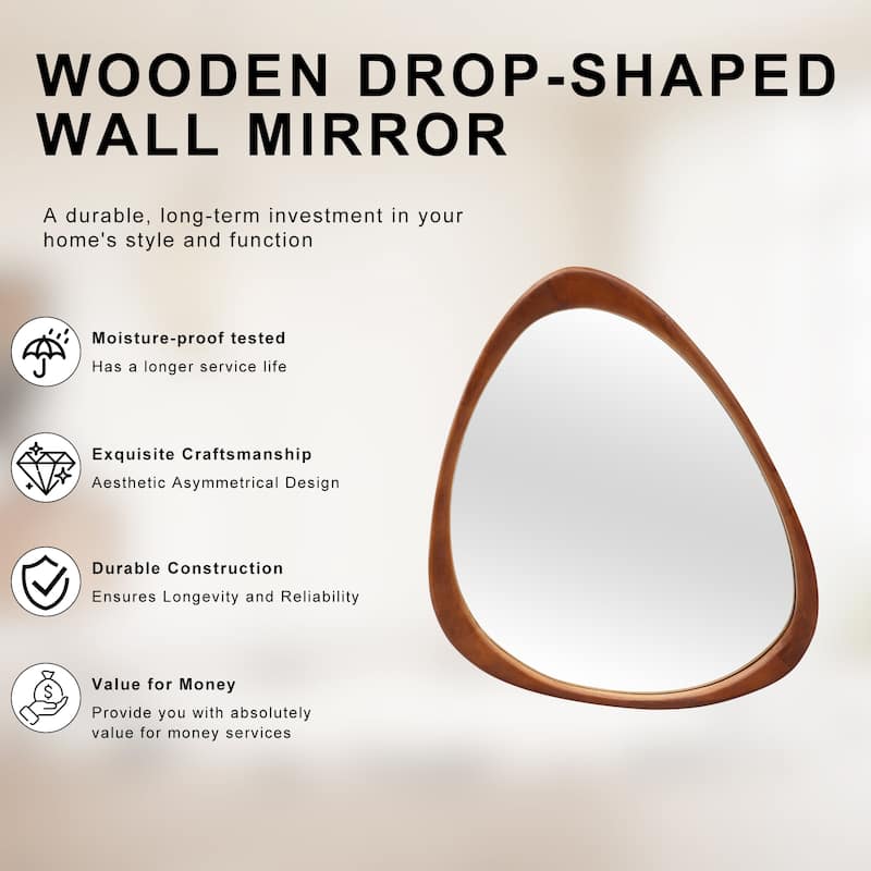 Unique Silhouette: Curved-shaped, Stylish Wall Mirror