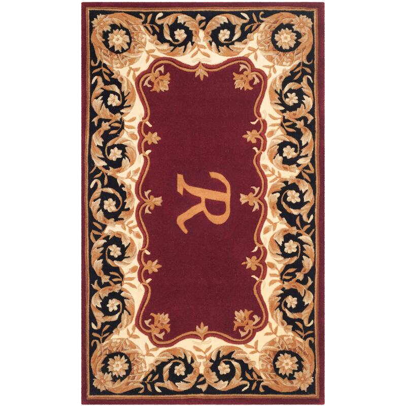 SAFAVIEH Handmade Naples Bojka Traditional Oriental Wool Rug - 3' x 5' - Maroon R - Rectangle