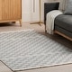 preview thumbnail 8 of 7, Nuloom Sunniva Casual Checkered Tasseled Area Rug