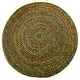 preview thumbnail 22 of 27, Rhody Rug Katie Indoor/ Outdoor Braided Area Rug Brown - 8' Round