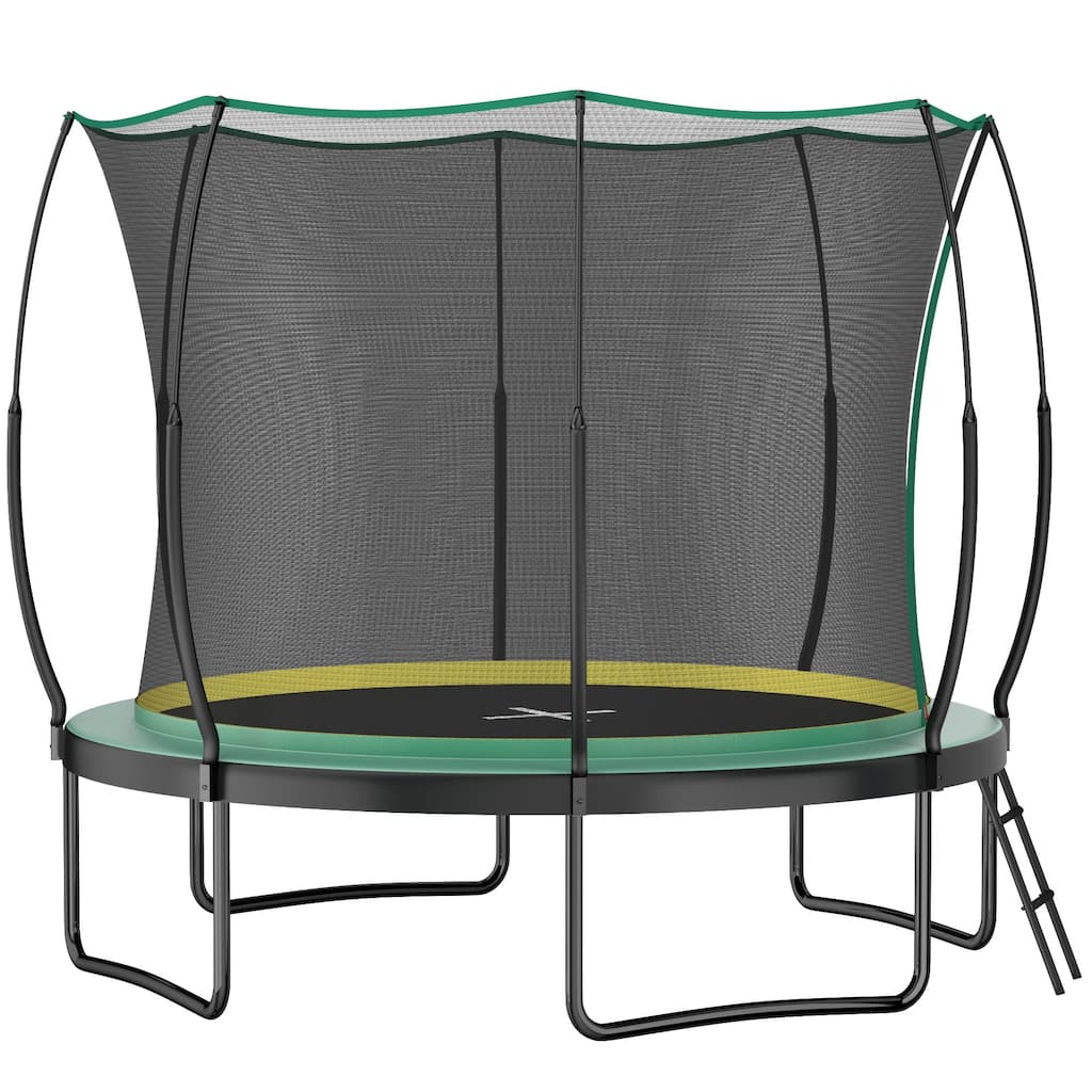 Springfree Trampoline 10FT No Gap Safety Net Green Jumping Mat