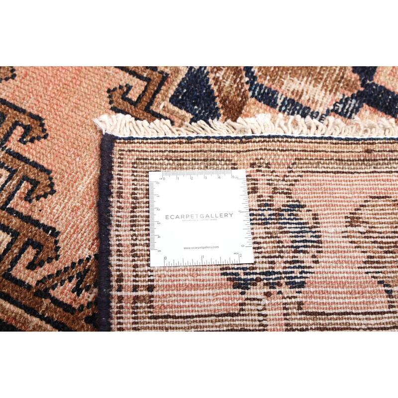 ECARPETGALLERY Hand-knotted Antalya Vintage Copper Wool Rug - 3'7 x 7'9