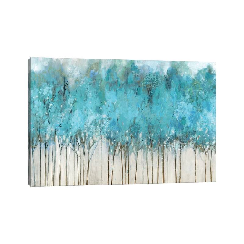 iCanvas "Teal Whisper" by Allison Pearce Canvas Print