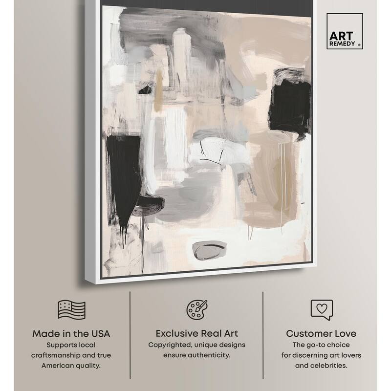 Beauty of Beige II Canvas by Art Remedy