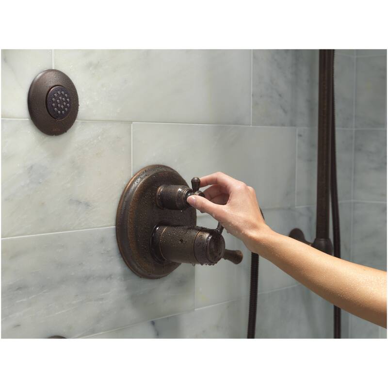 Delta Cassidy 17T Series Thermostatic Valve Trim with Integrated