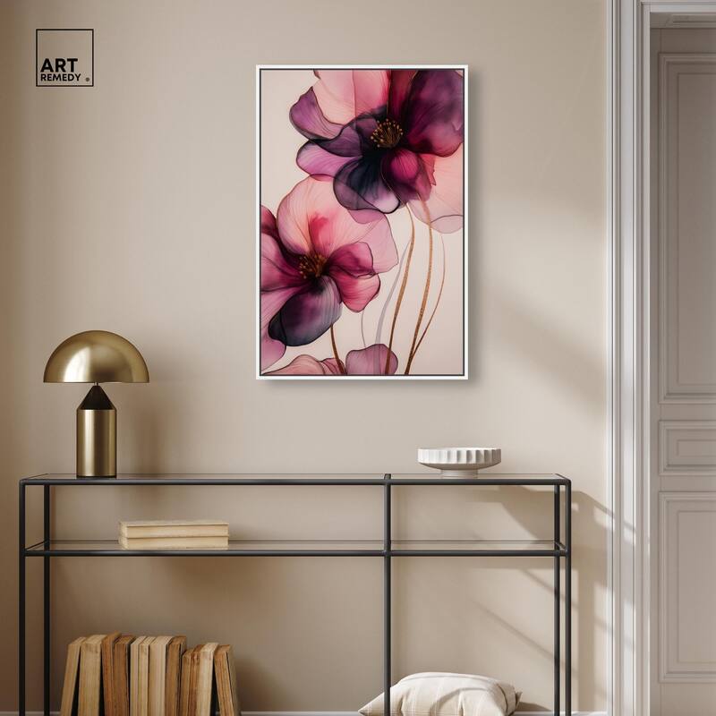 Velvet Verse III Canvas by Art Remedy