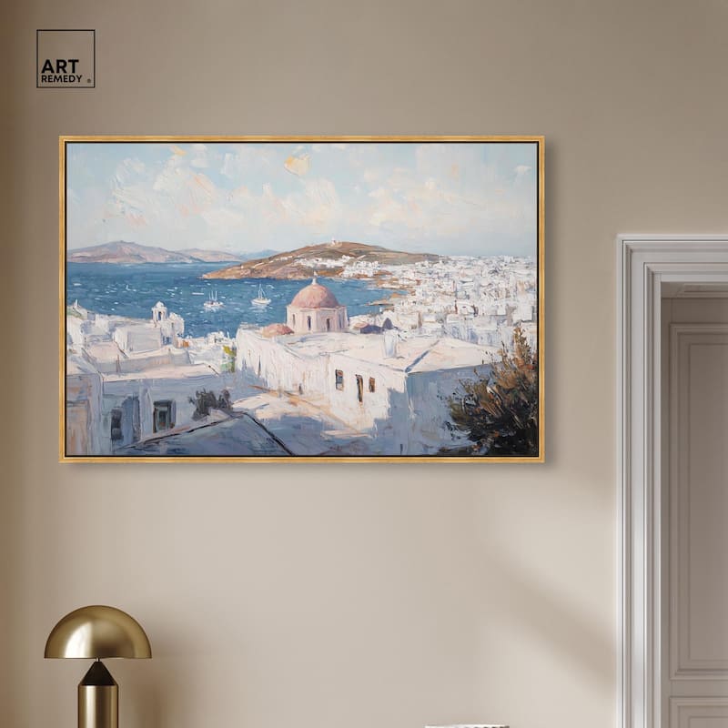 Early Morning Greece Canvas by Art Remedy