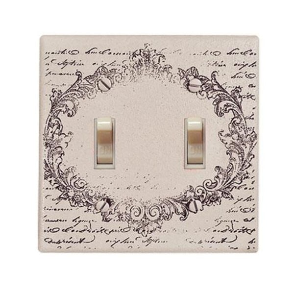 Vintage Postcard Double Switchplate Cover