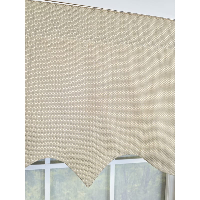 RLF Home Basket Weave Regal Valance
