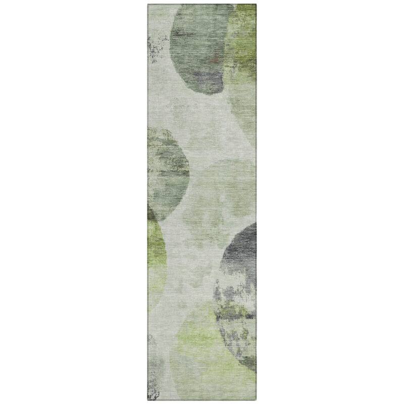 Machine Washable Indoor/ Outdoor Contemporary Micha Chantille Rug