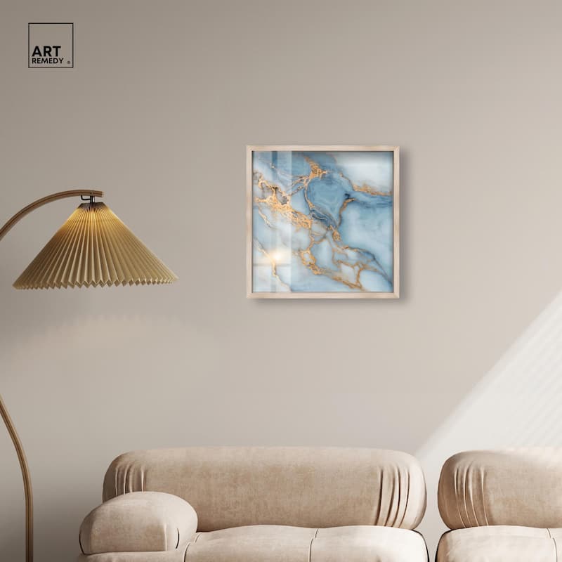 Azure Veins Shadowbox by Art Remedy