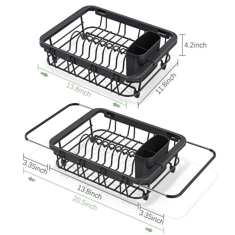 Dish Drying Rack - Adjustable Dish Rack in Sink