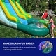preview thumbnail 10 of 8, HeroKiddo 12' Safari Commercial Grade Inflatable Water Slide with Attached Pool for Kids, Heavy Duty - 20' (L) x 9' (W) x 12'(H)