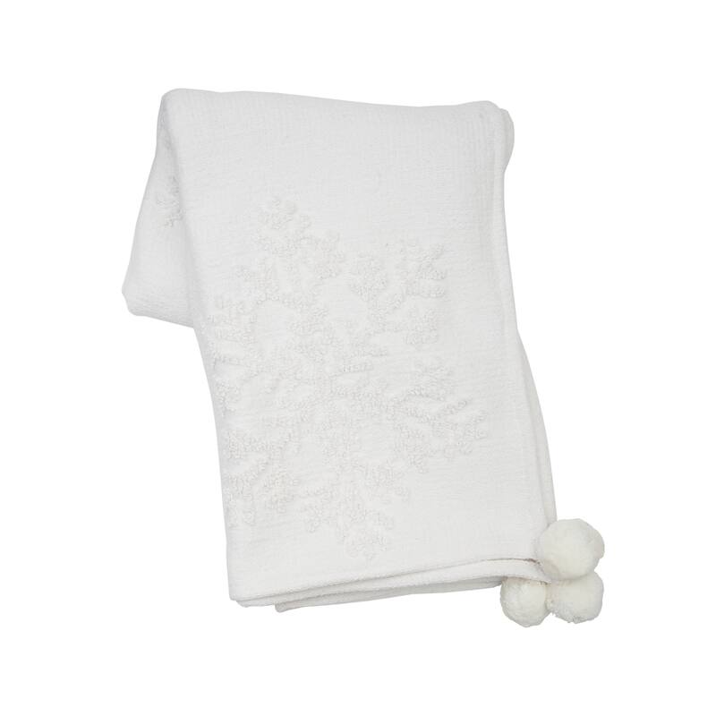 Tufted Throws - White - Throw