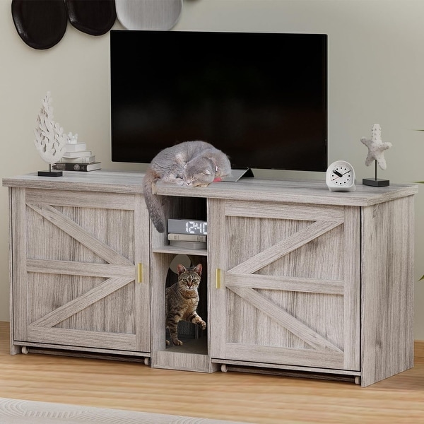 Cat litter box holder online
