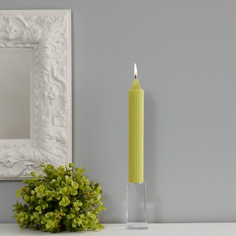 Root Unscented Grecian Collenette Taper Candles box of 4