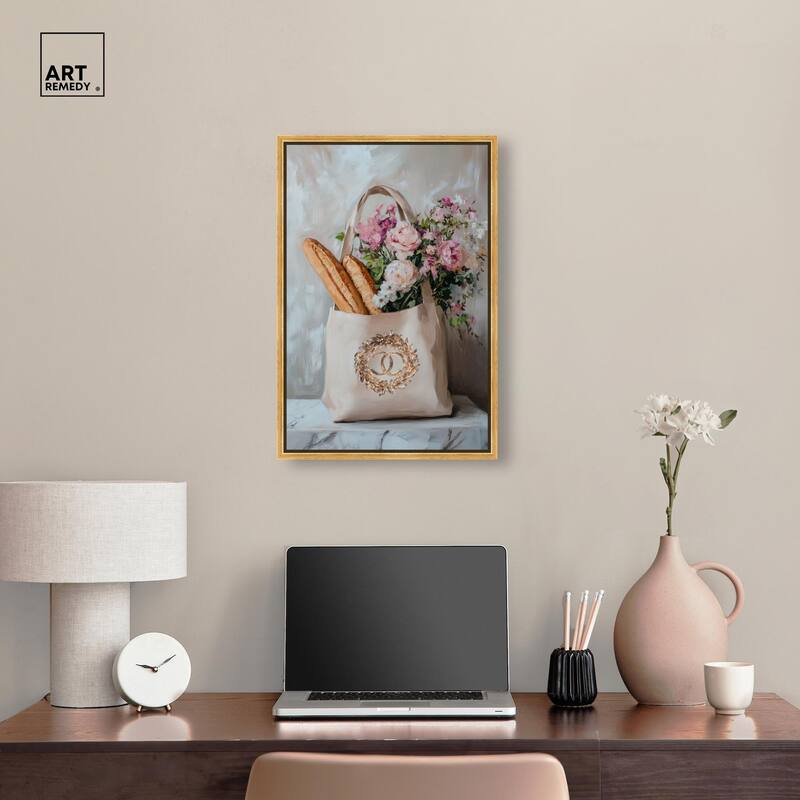 Chic Carryall I Canvas by Art Remedy